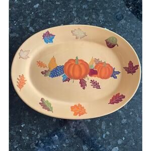 Vintage Beautiful 12 x 16 Harvest Platter
